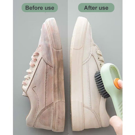 Deep Cleaning Shoe Brush | Automatic Liquid Discharge Cleaning Brush Soft Bristles Household Laundry For Daily Use Cleaning Tool