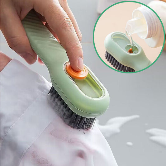 Deep Cleaning Shoe Brush | Automatic Liquid Discharge Cleaning Brush Soft Bristles Household Laundry For Daily Use Cleaning Tool