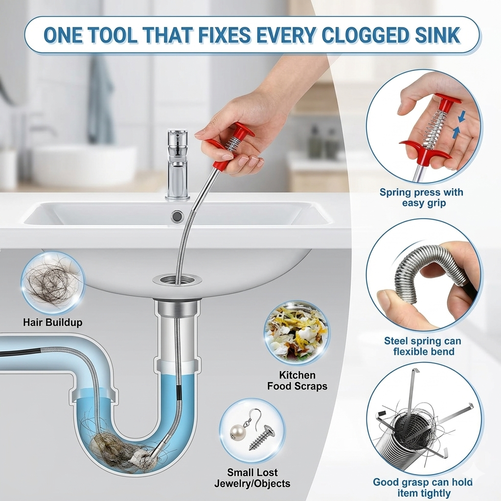 Magic Claw Drain Cleaner | Sink Drain Cleaning Tool