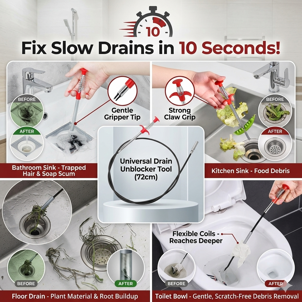 Magic Claw Drain Cleaner | Sink Drain Cleaning Tool